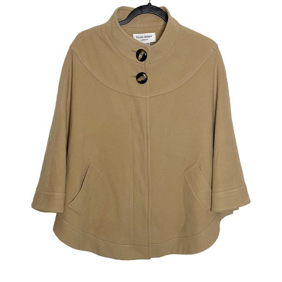 Helene Berman London | Cashmere Wool Blend Cape Coat - Picture 2 of 11